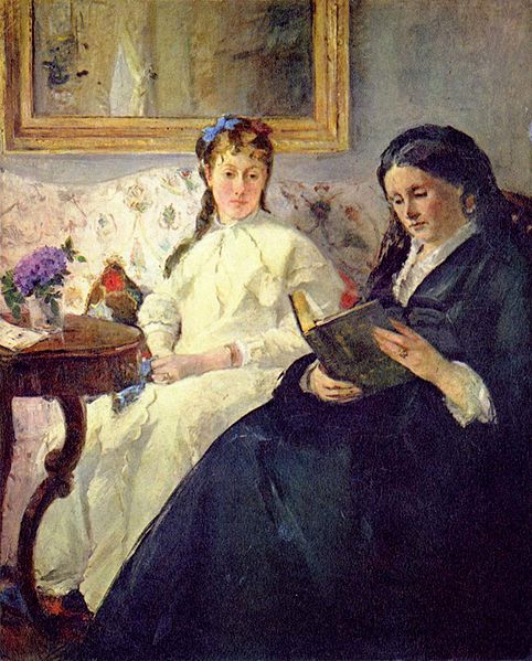 Portrait de Mme Morisot et de sa fille Mme Pontillon ou La lecture